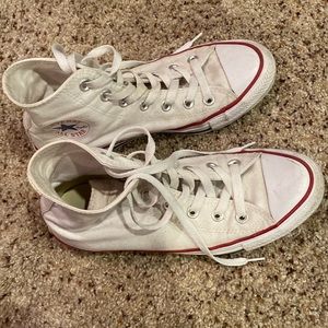 High top white converse for sale